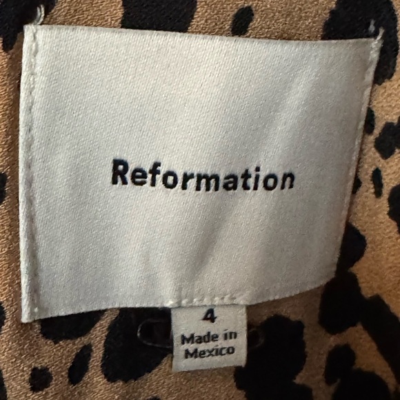 Reformation Hester Corset Crop Cami Top Blitz Animal Print - Picture 3 of 5